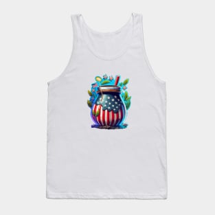 Yerba Mate American Flag Tank Top